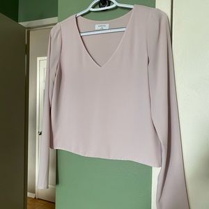 Babaton Murphy blouse, light pink XS